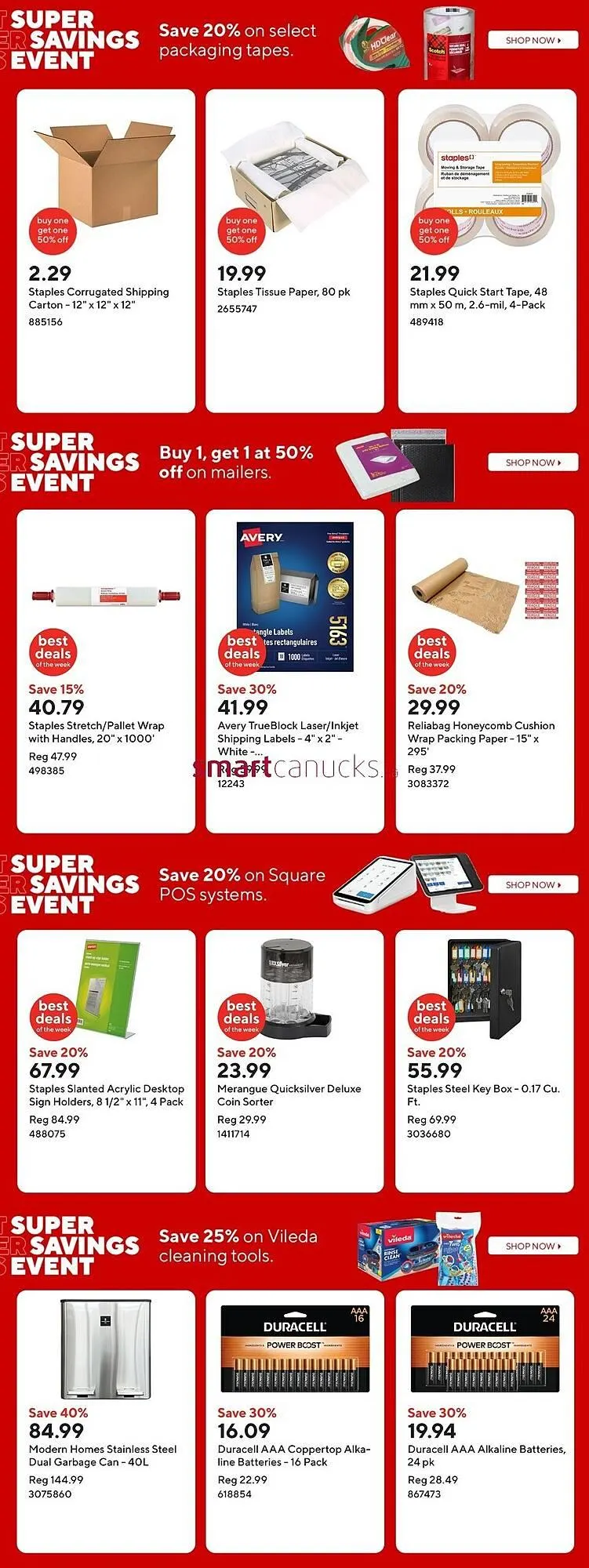Staples flyer from April 18 to April 24 2025 - flyer page 5