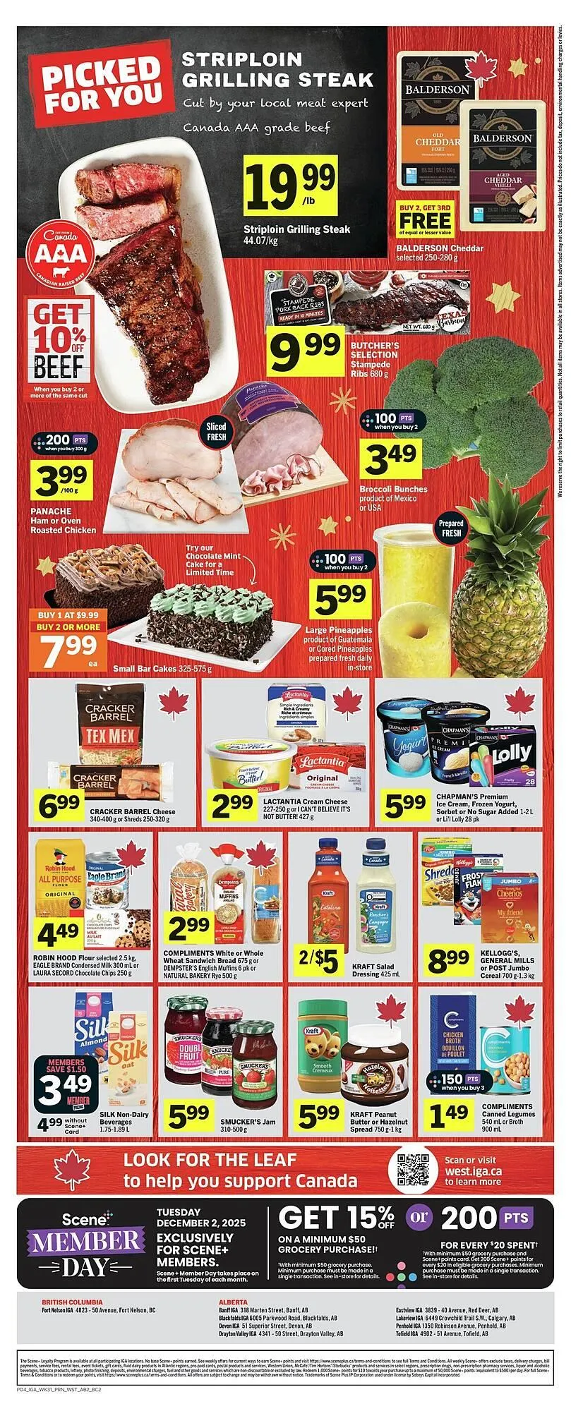 IGA flyer from November 27 to December 18 2025 - flyer page 2