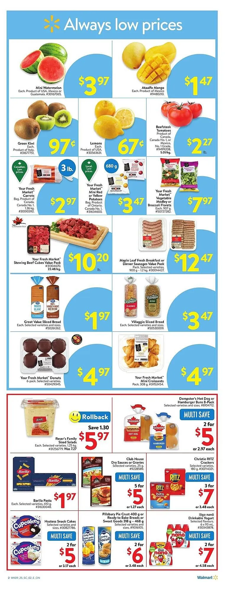 Walmart flyer from March 26 to April 1 2025 - flyer page 3