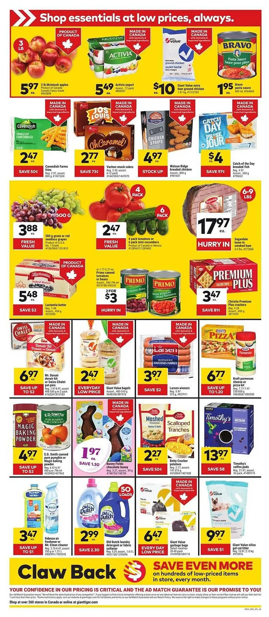 Giant Tiger flyer from April 3 to April 9 2025 - flyer page 2