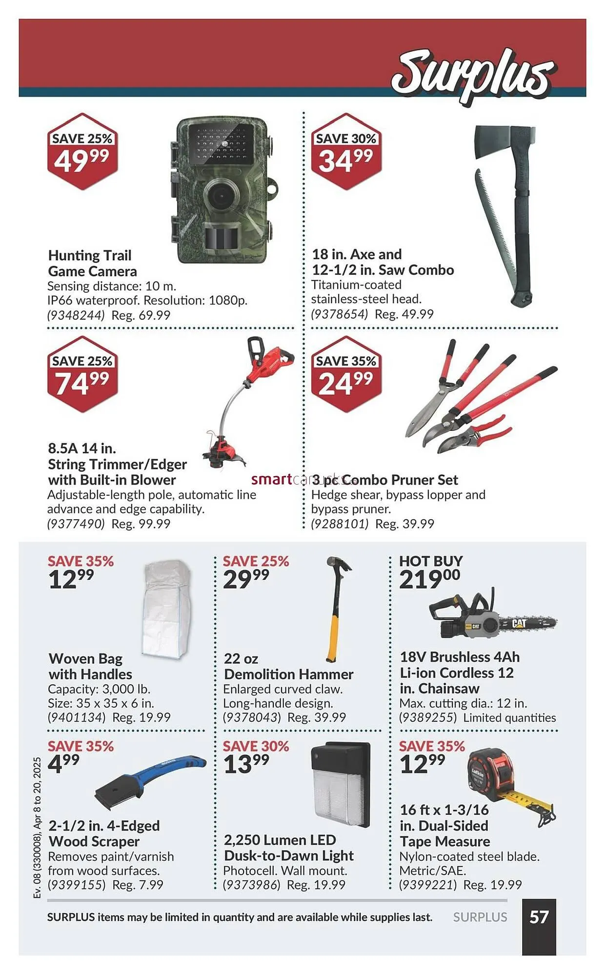 Princess Auto flyer from April 6 to April 12 2025 - flyer page 63