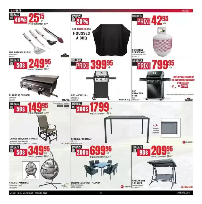 Les Speciaux De La Semaine from March 13 to March 19 2025 - flyer page 2