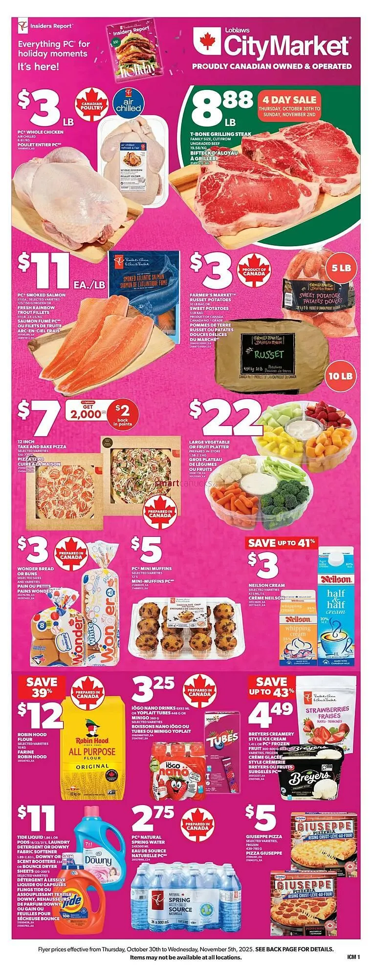 Loblaws flyer from October 30 to November 5 2025 - flyer page 1