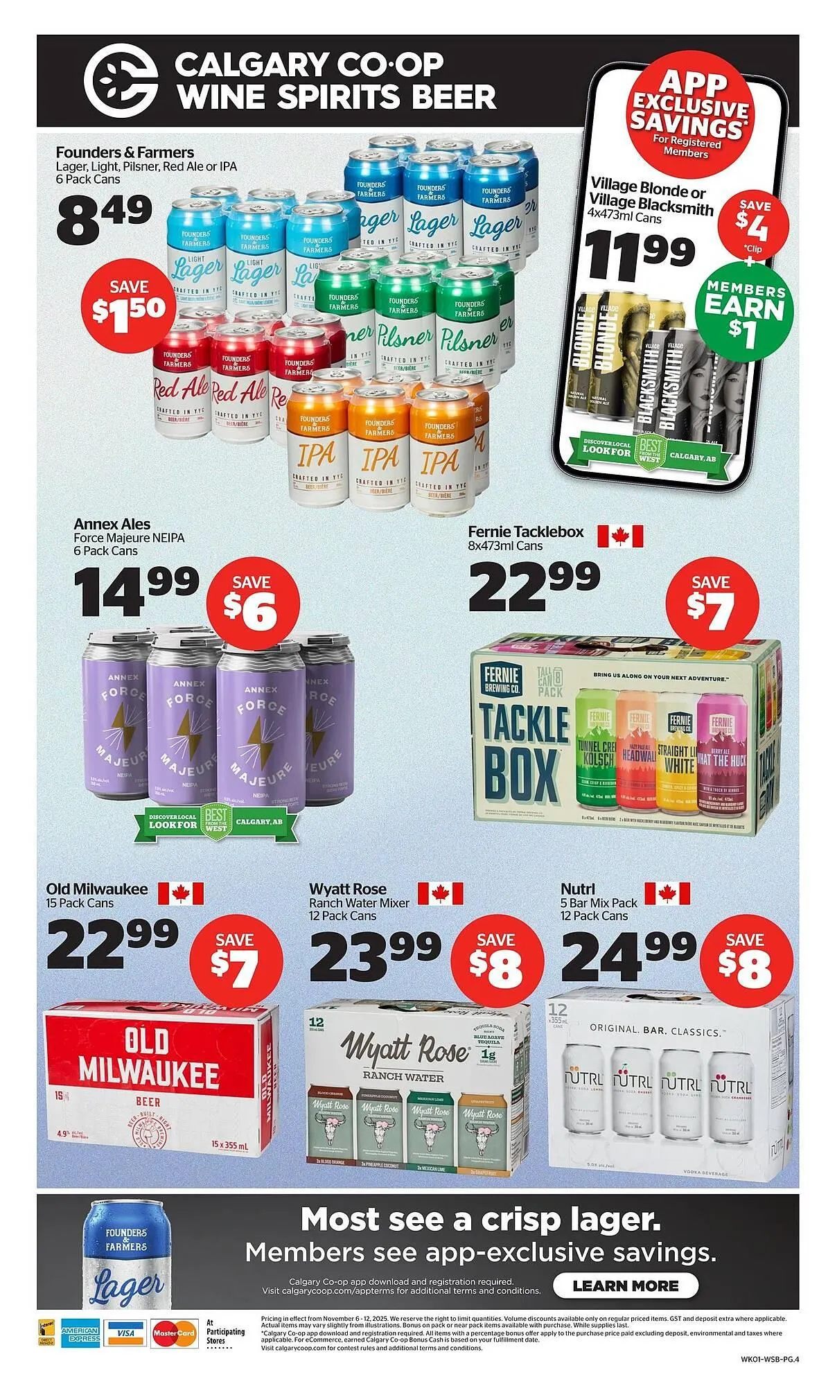 Calgary Co-op flyer from November 6 to November 12 2025 - flyer page 4