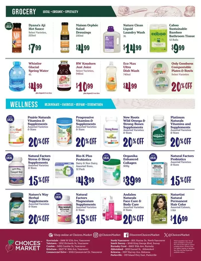 Choices Market weekly flyer from December 28 to January 11 2025 - flyer page 7