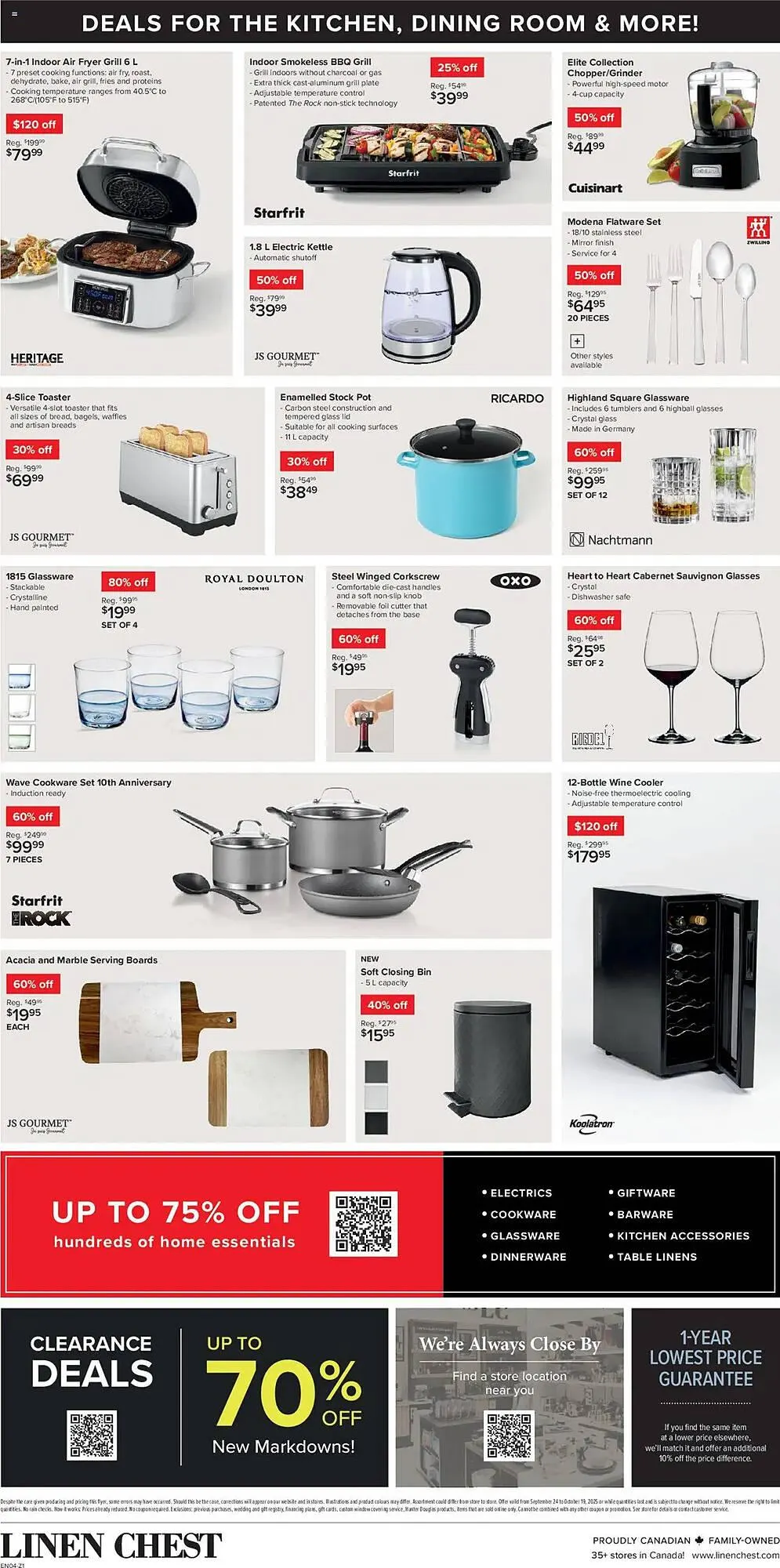 Linen Chest flyer from September 24 to October 20 2025 - flyer page 4