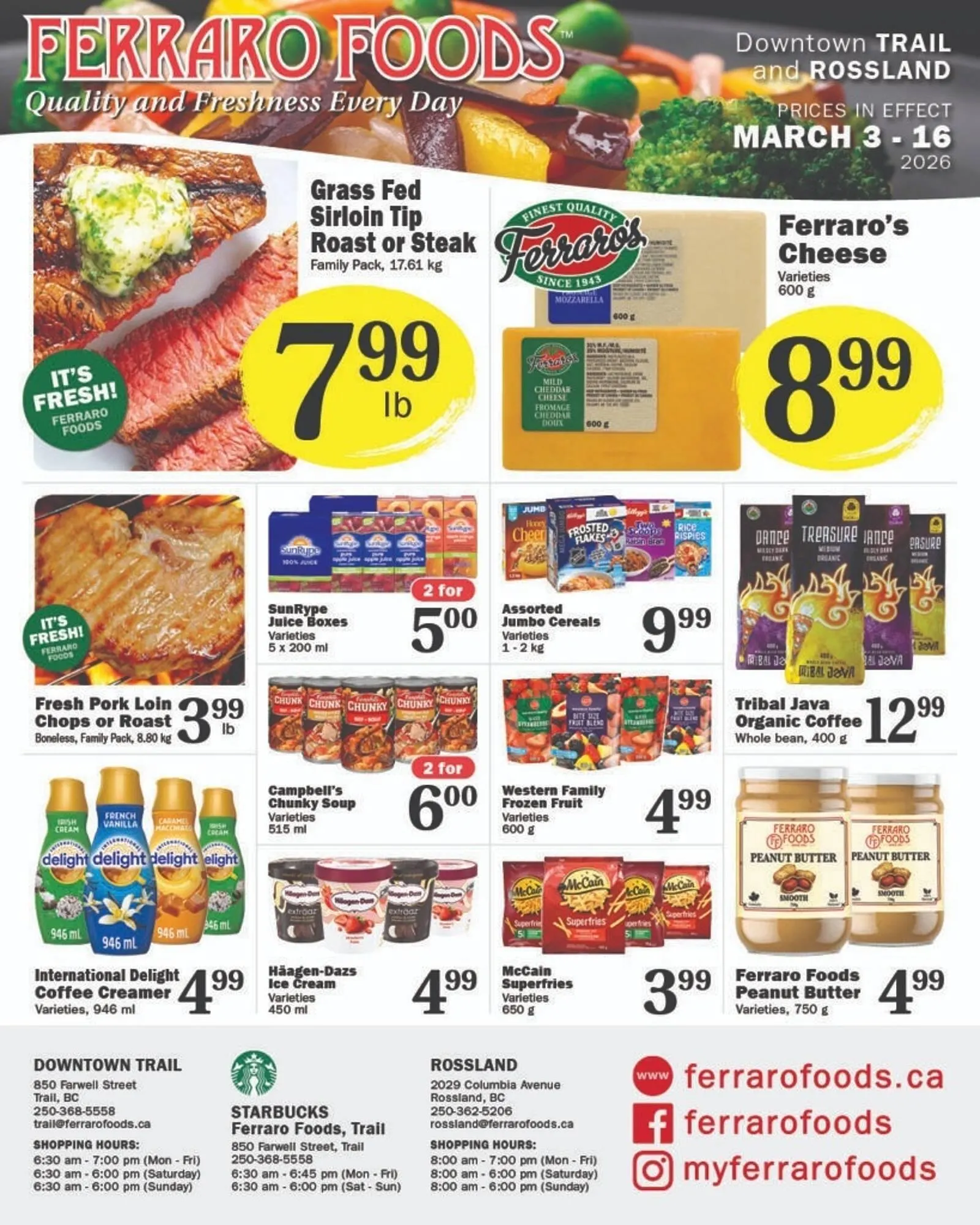 Ferraro Foods flyer from March 3 to March 16 2026 - flyer page 1