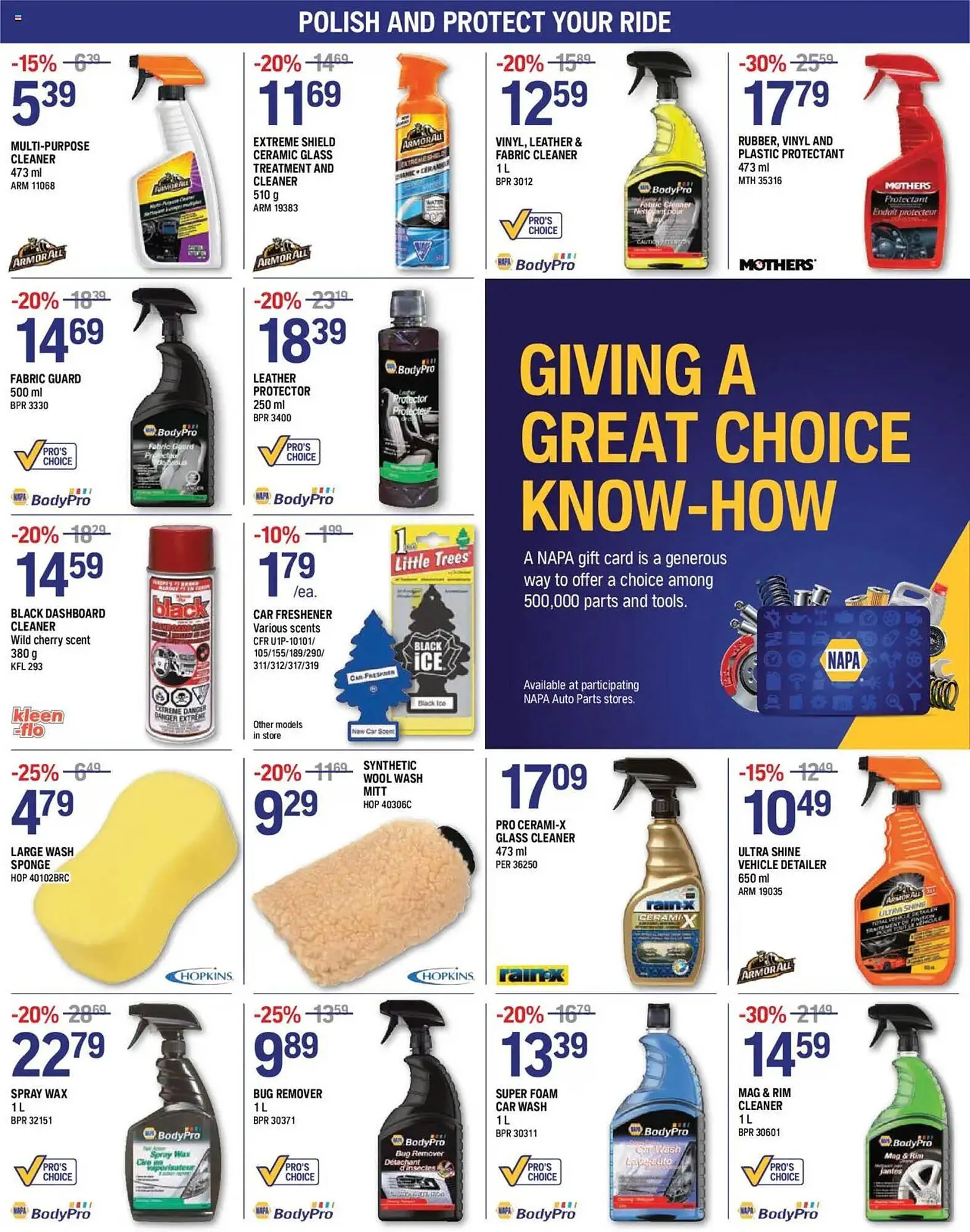 NAPA Auto Parts flyer from August 1 to August 31 2025 - flyer page 6