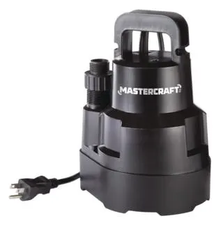 Mastercraft 1/4-HP Submersible Electric Utility Pump