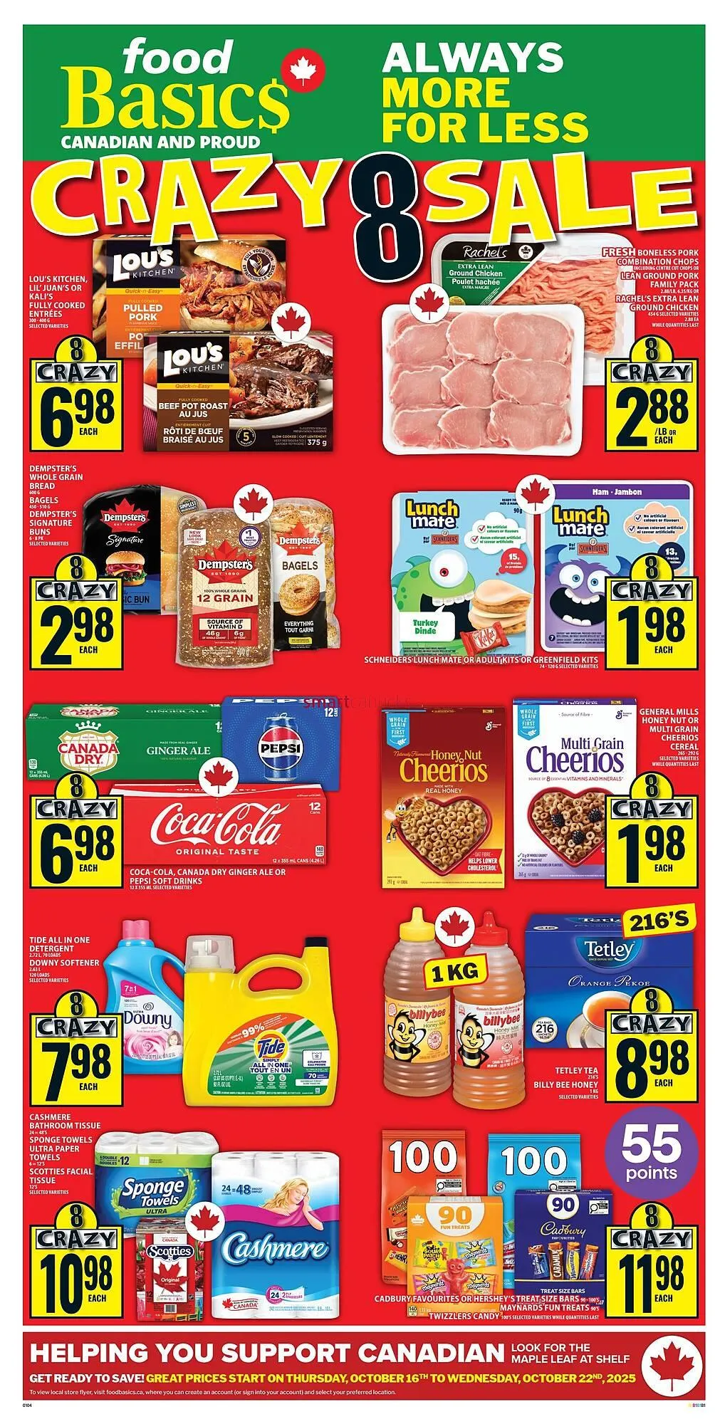 Food Basics flyer from October 16 to October 22 2025 - flyer page 1