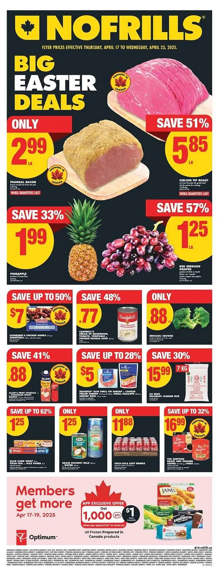 No Frills flyer from April 17 to April 23 2025 - flyer page 1