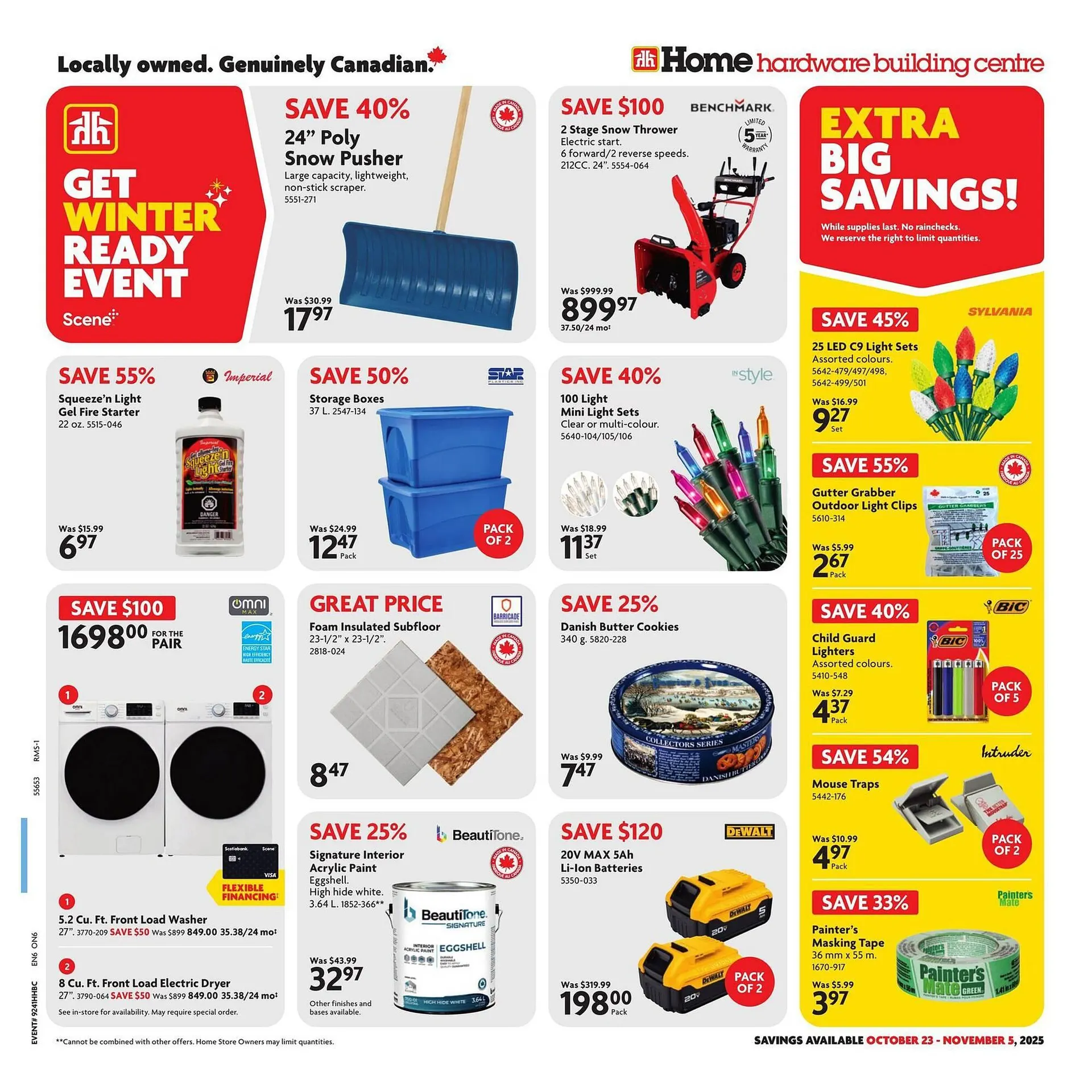 Home Hardware flyer from October 23 to October 29 2025 - flyer page 1