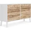 Piperton Dresser - Two-tone Brown/White