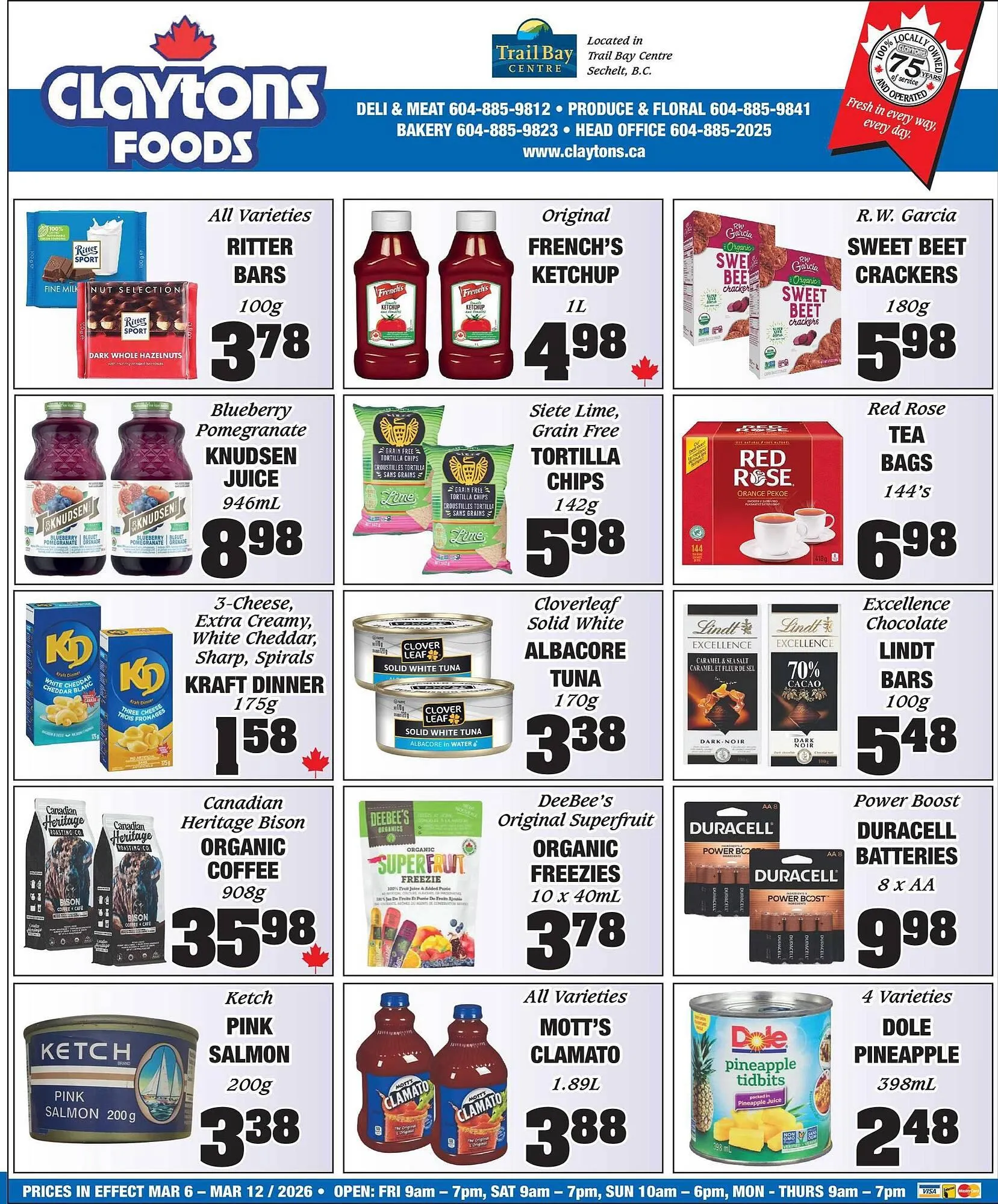 Claytons Heritage Market flyer from March 6 to March 12 2026 - flyer page 4