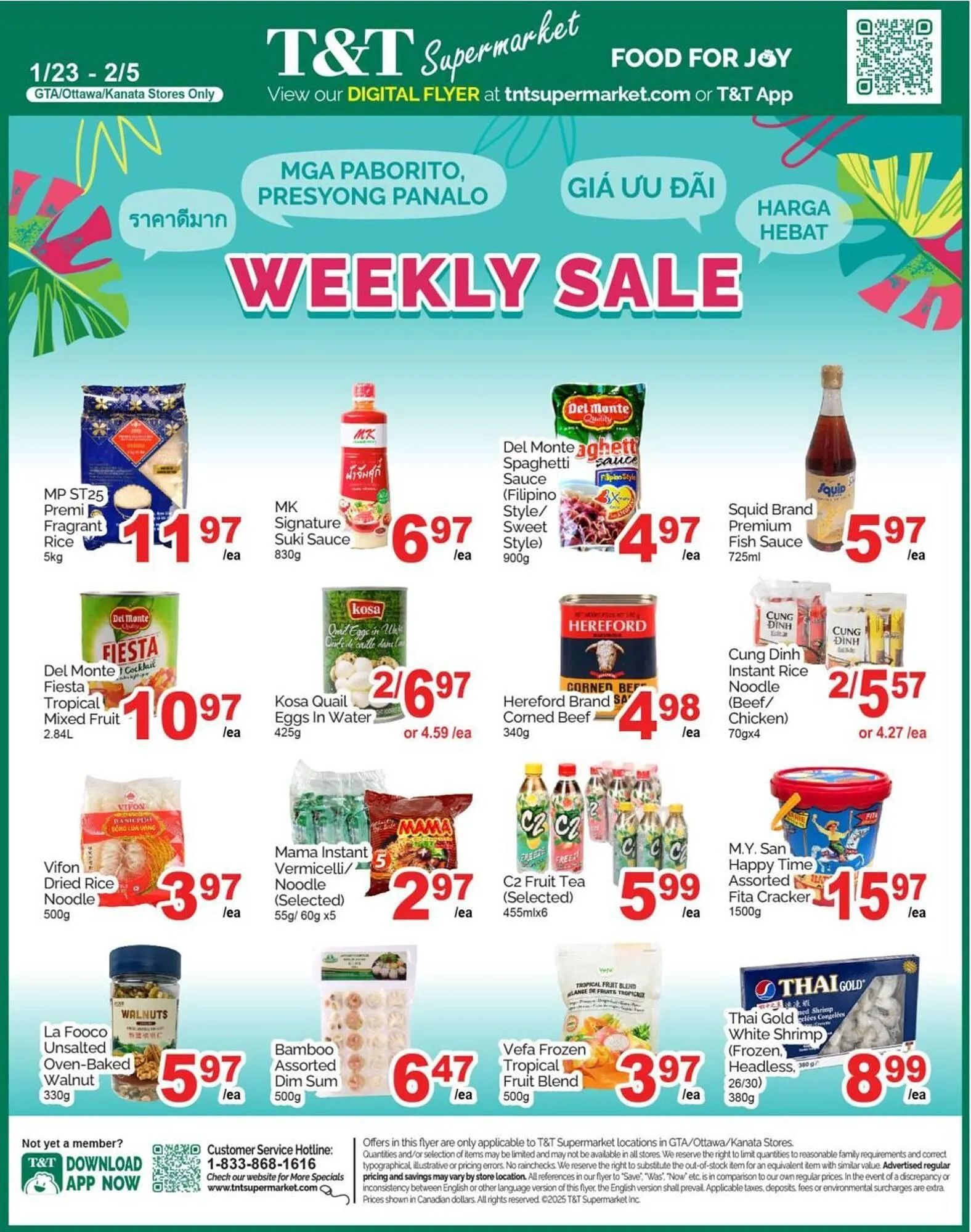 T&T Supermarket flyer - 1