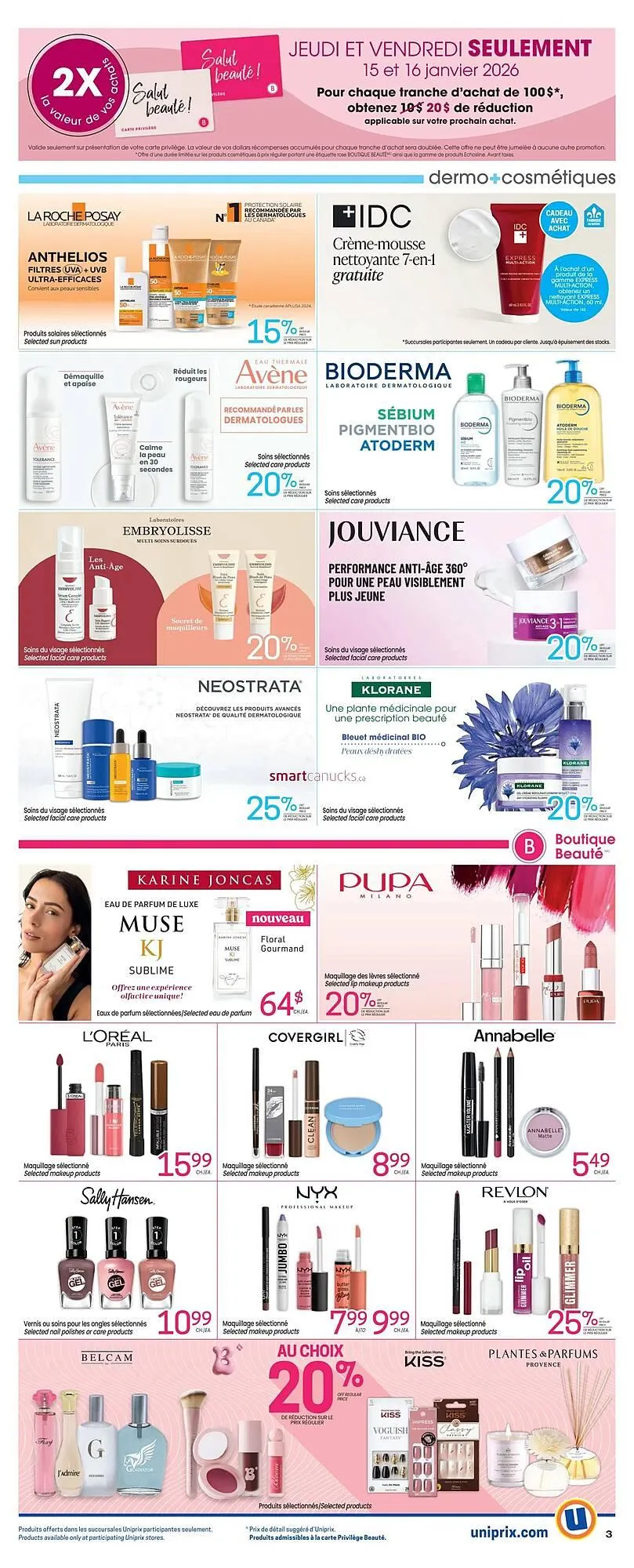 Uniprix flyer from January 15 to January 21 2026 - flyer page 4