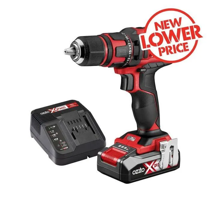 Ozito PXC 18V Cordless Drill Driver Kit PXDDK-250C