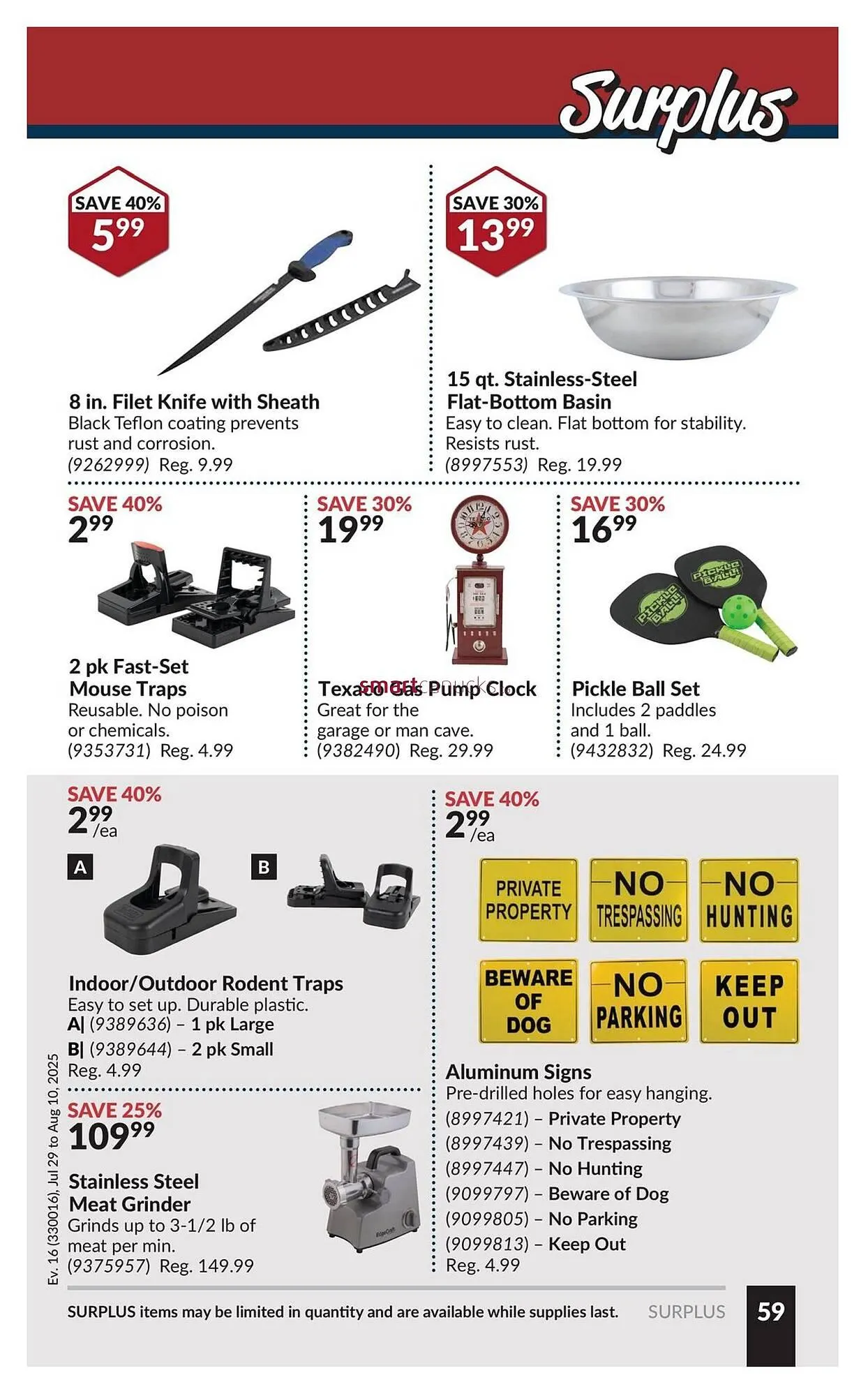 Princess Auto flyer from July 24 to July 30 2025 - flyer page 66