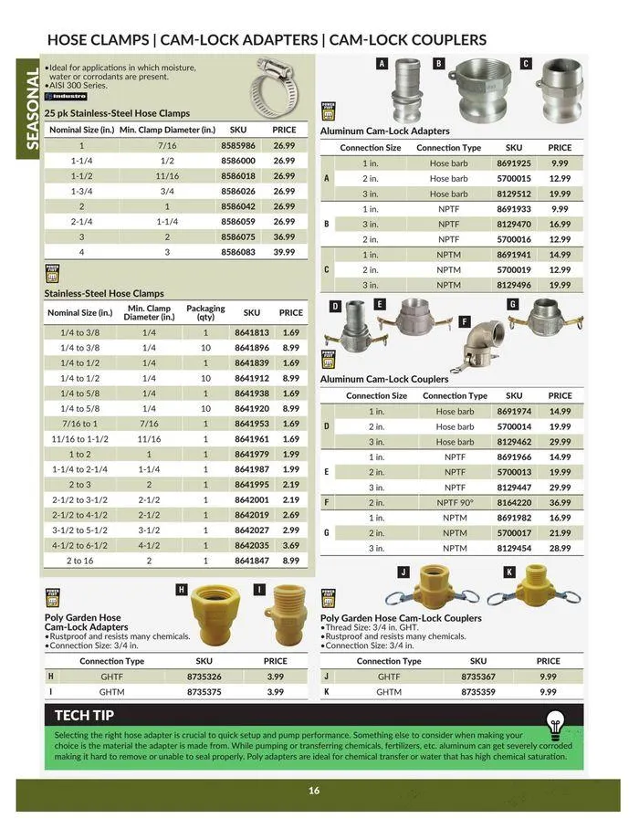 Seasonal Catalogue from April 23 to April 22 2025 - flyer page 16