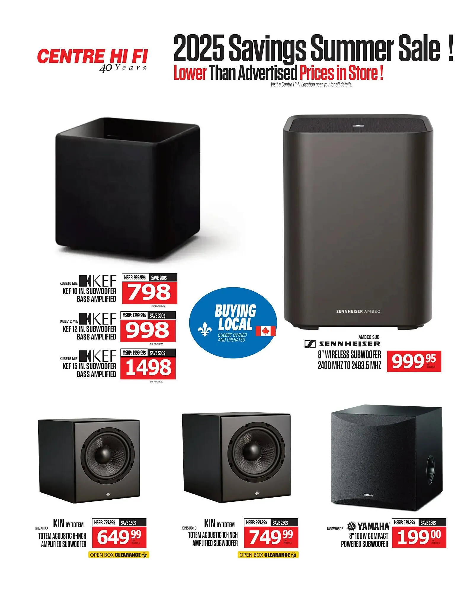 Centre Hi-Fi flyer from July 18 to July 24 2025 - flyer page 56