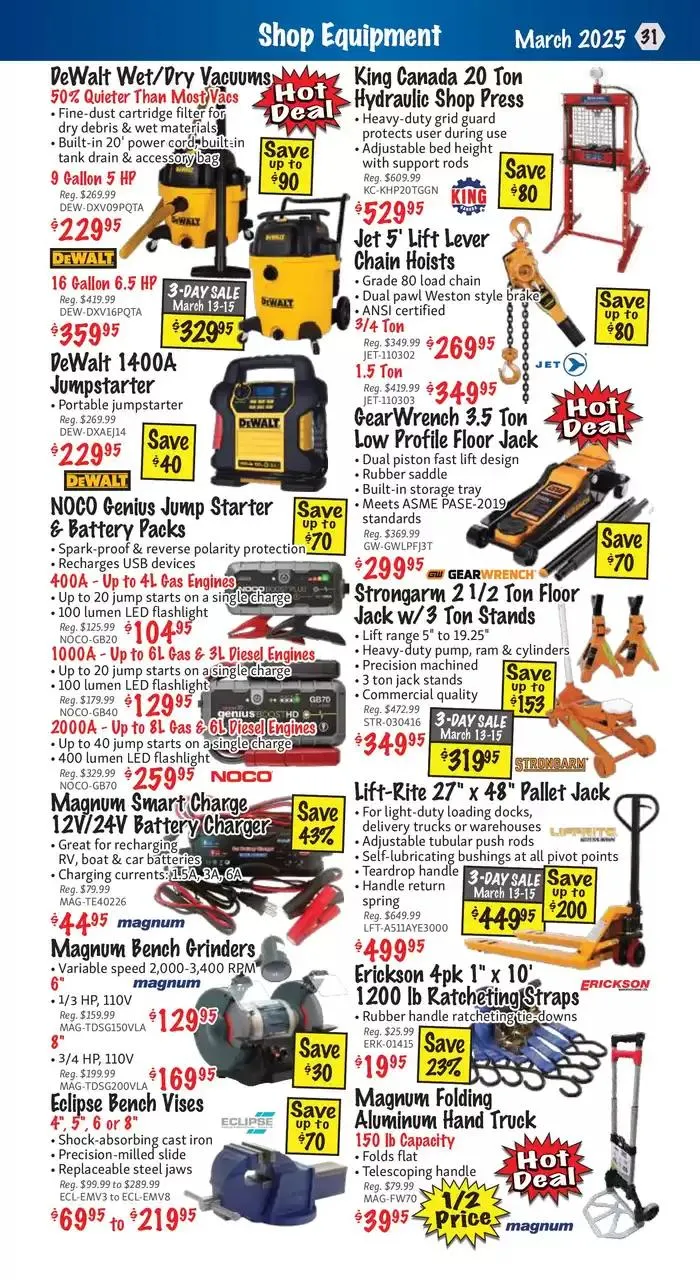 KMS Tools  from March 13 to March 31 2025 - flyer page 31