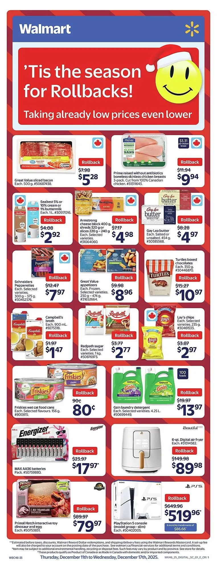 Walmart flyer from December 11 to December 18 2025 - flyer page 1
