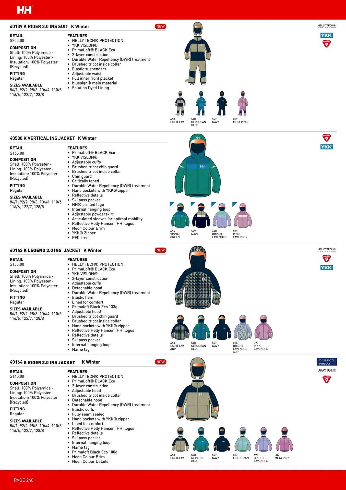 Helly Hansen flyer from September 11 to February 28 2026 - flyer page 240