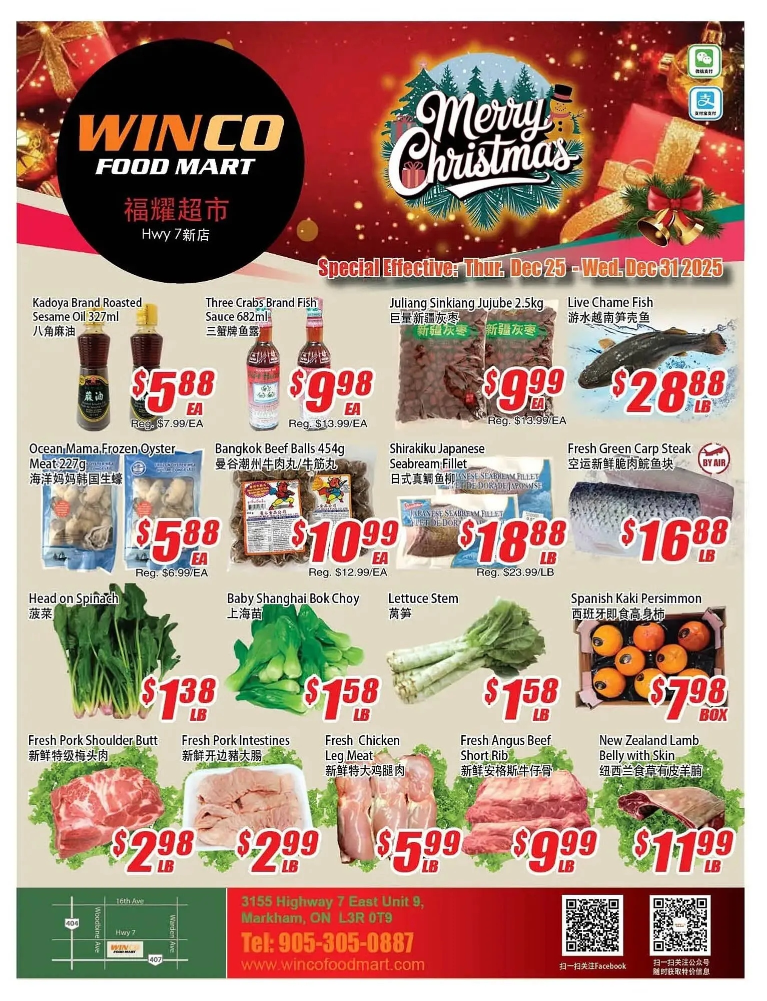 WinCo Food Mart flyer from December 25 to December 31 2025 - flyer page 1