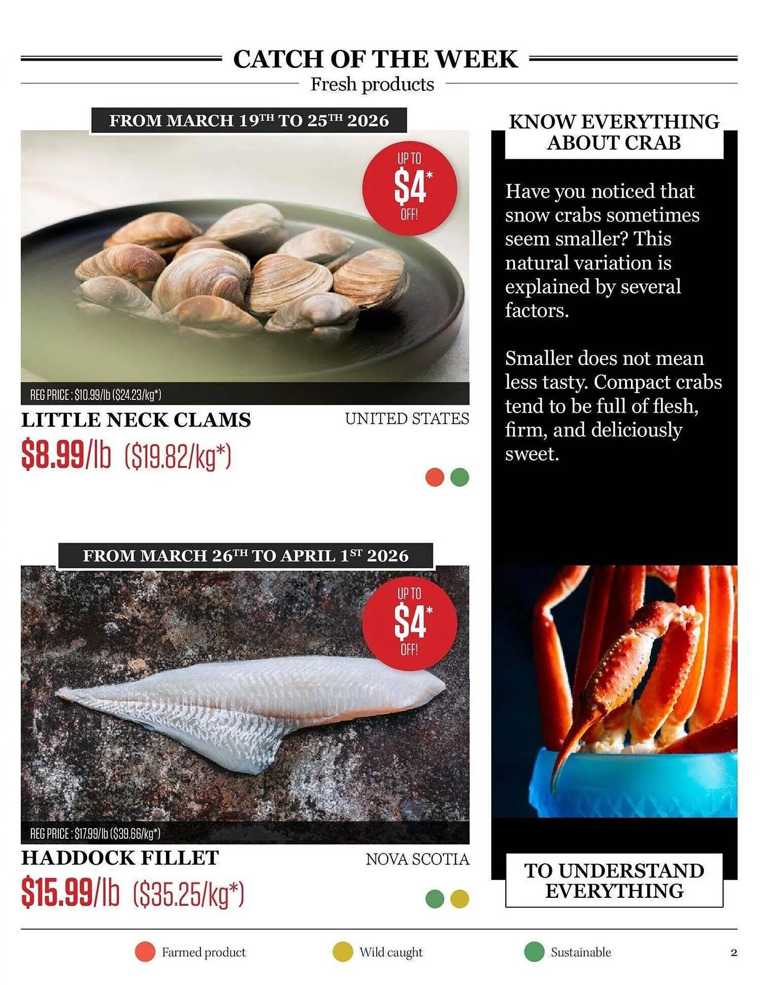 Odessa Poissonnier flyer from March 20 to April 3 2026 - flyer page 2