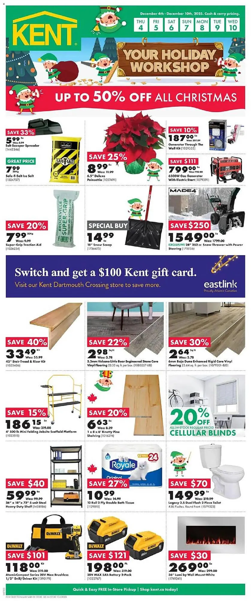 Kent flyer from December 4 to December 10 2025 - flyer page 1