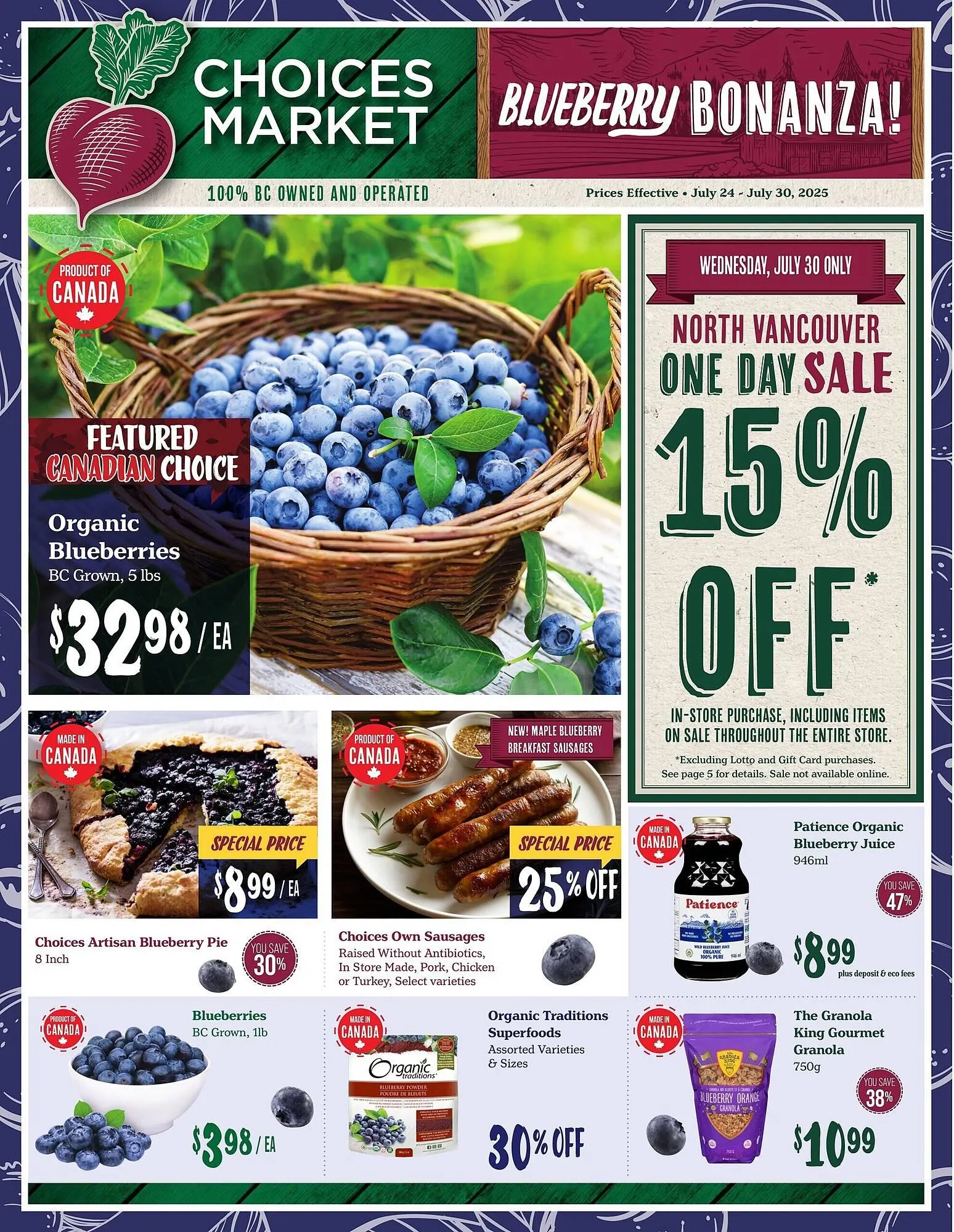 Choices Market flyer from July 21 to August 24 2025 - flyer page 1