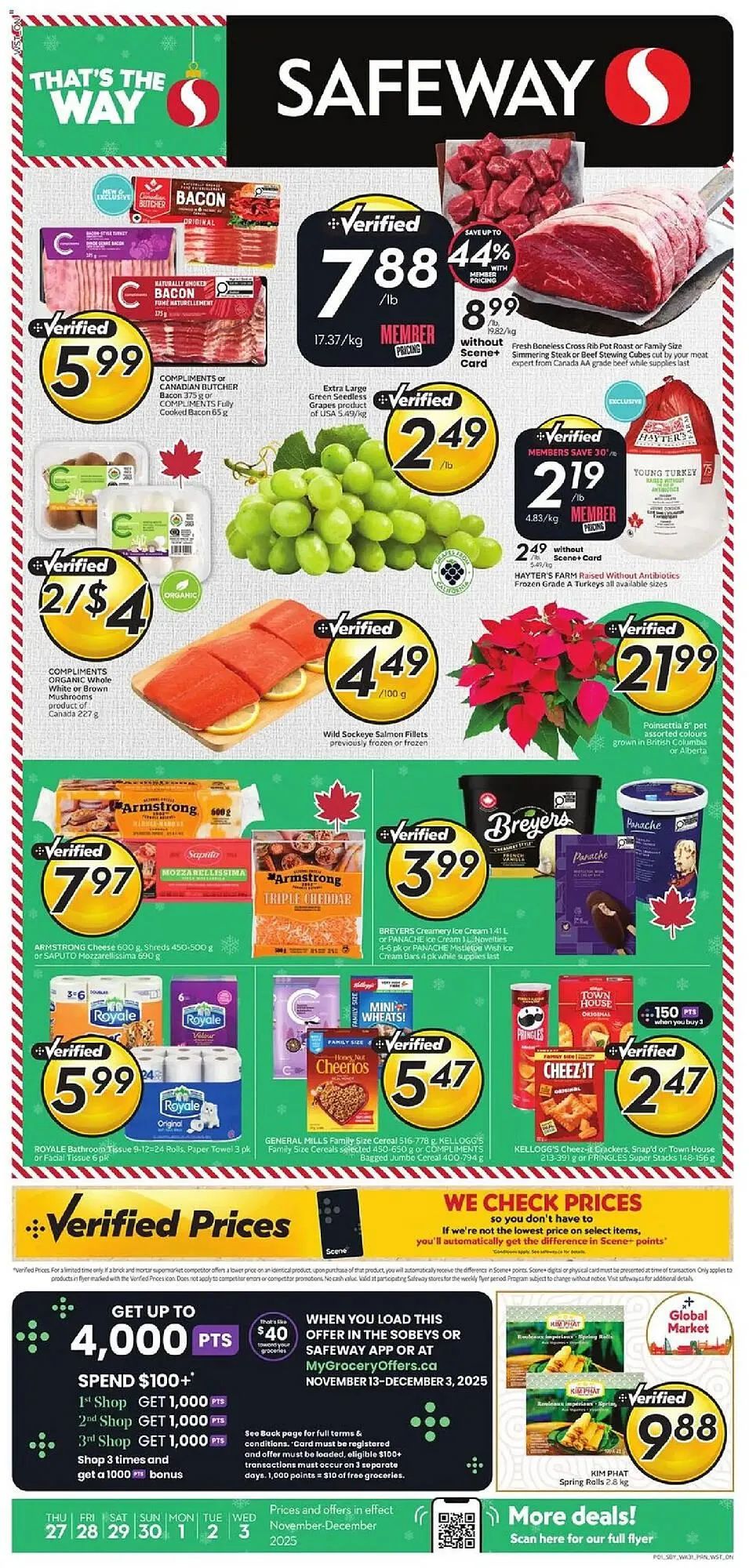 Safeway flyer from November 27 to November 30 2025 - flyer page 3
