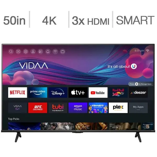 Hisense 50" Class - A6KV Series - 4K UHD LED TV