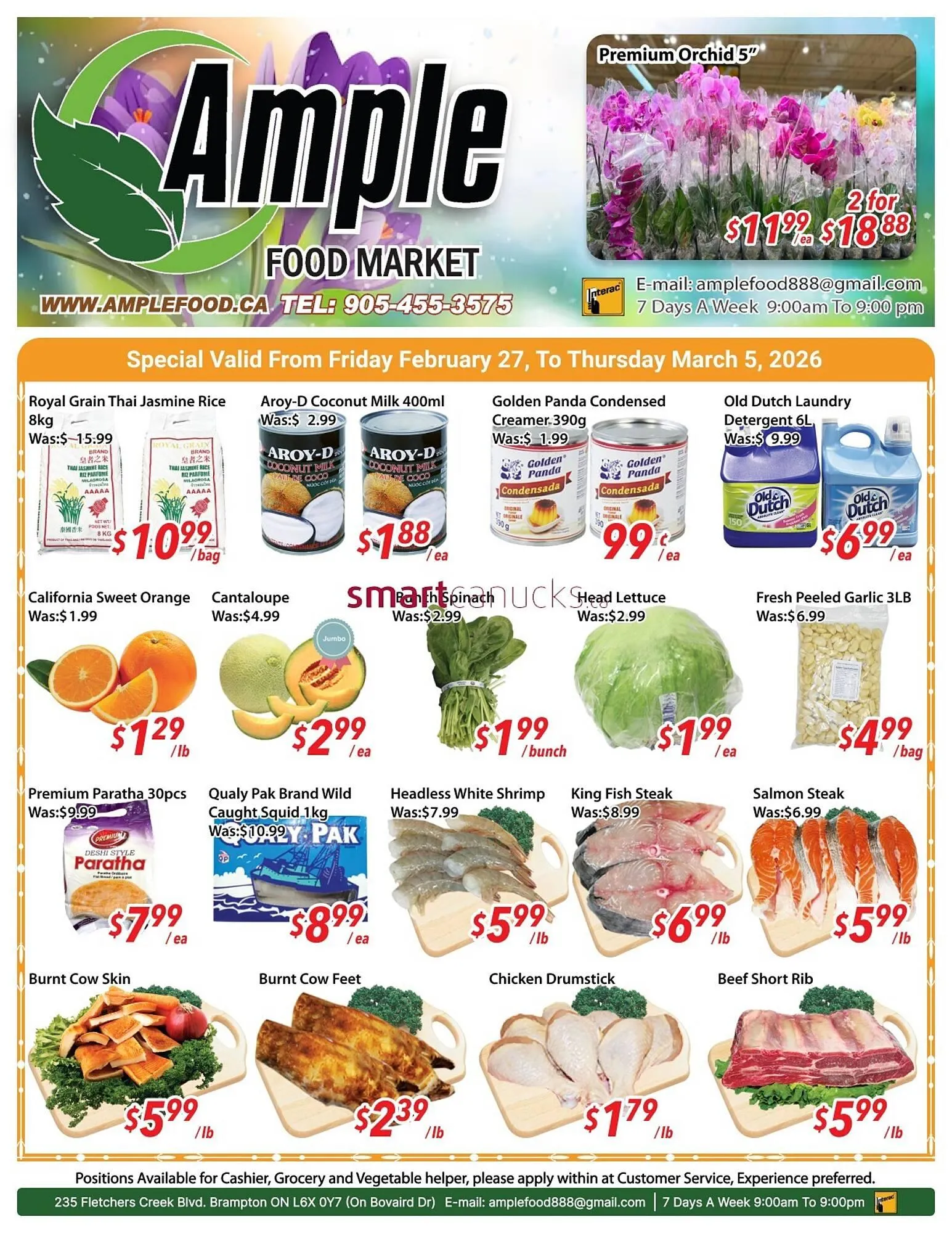 Ample Food Market flyer from February 27 to March 5 2026 - flyer page 1