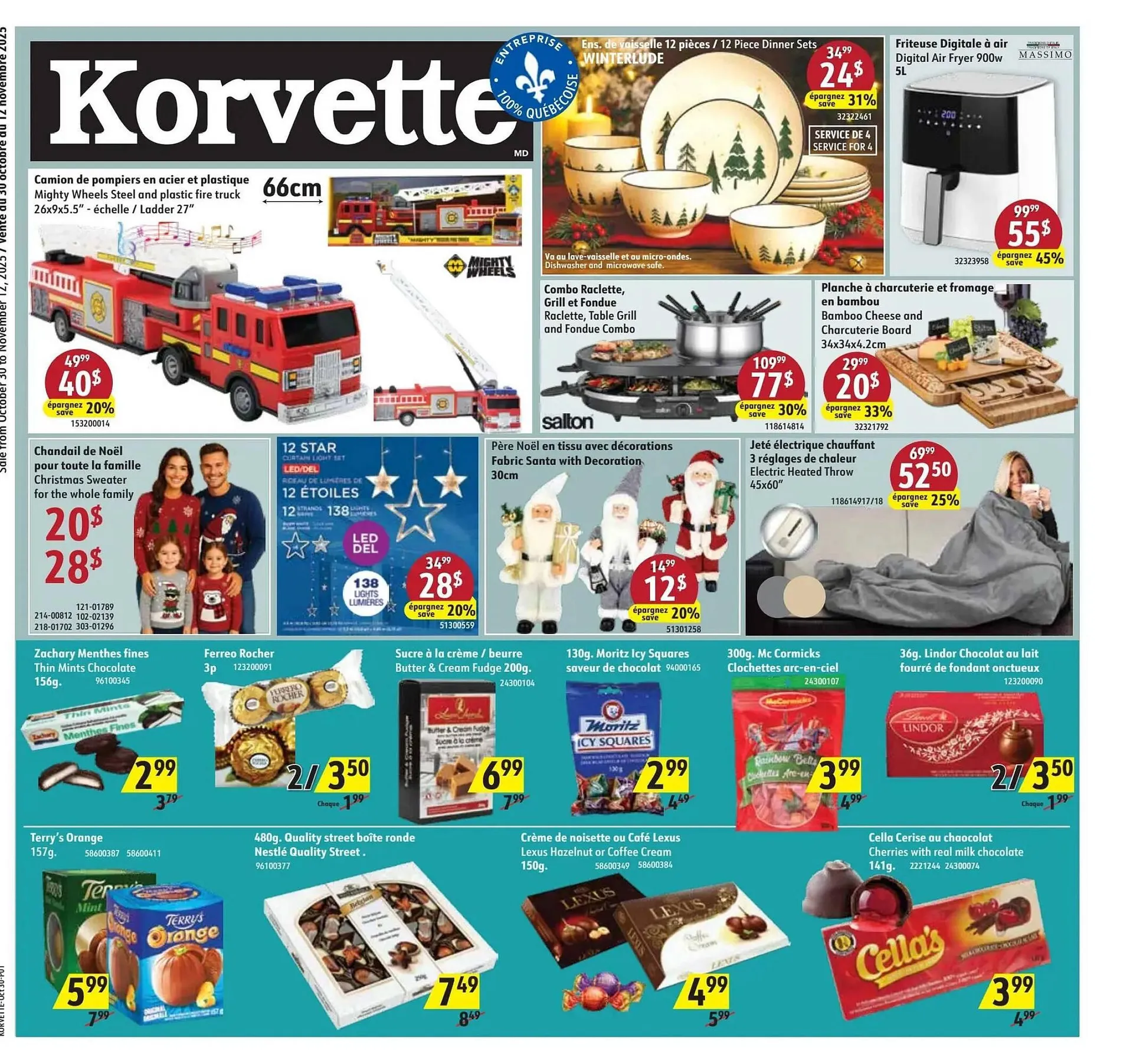 Korvette flyer from October 30 to November 5 2025 - flyer page 1