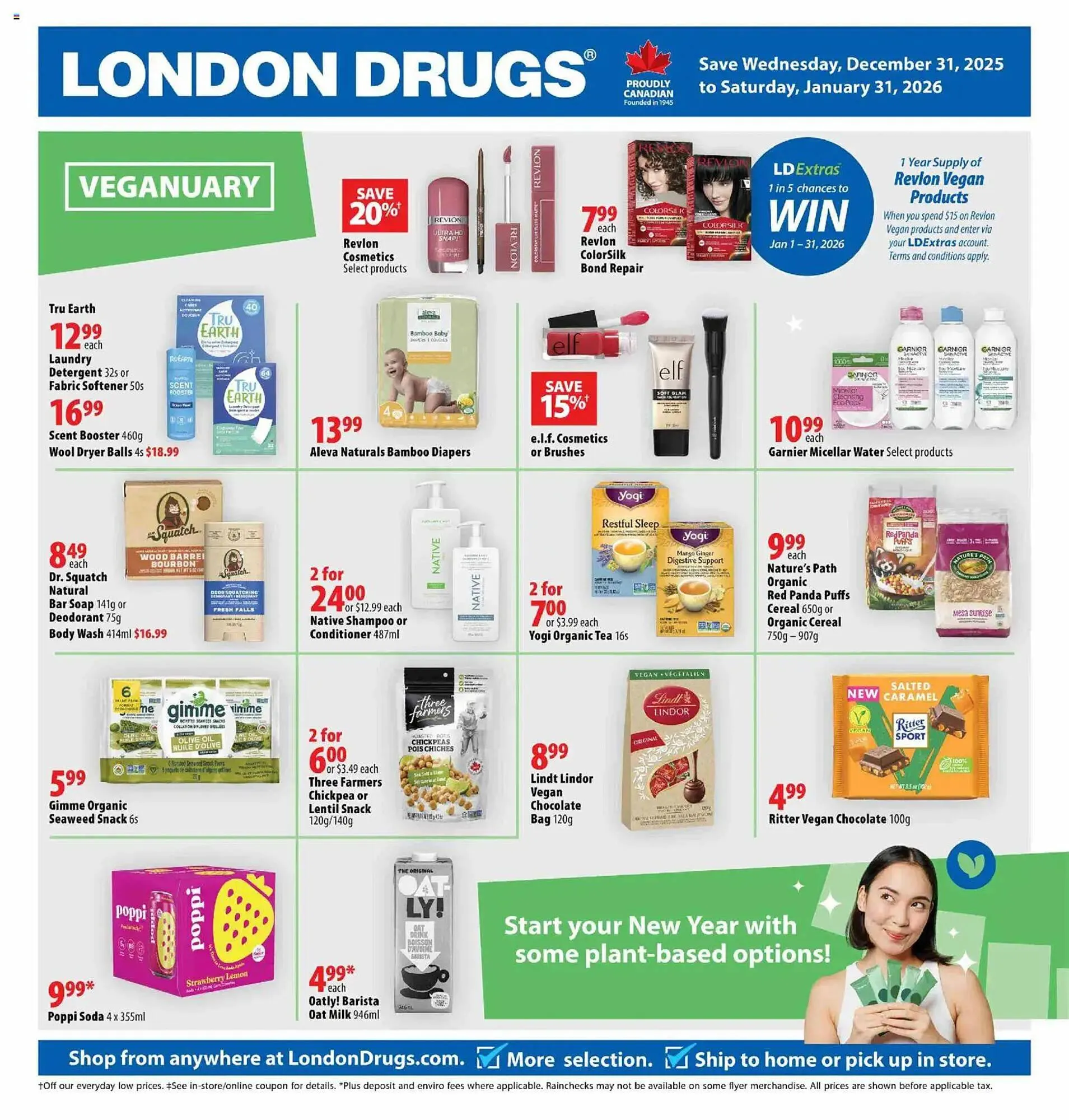 London Drugs flyer from December 31 to February 1 2026 - flyer page 1