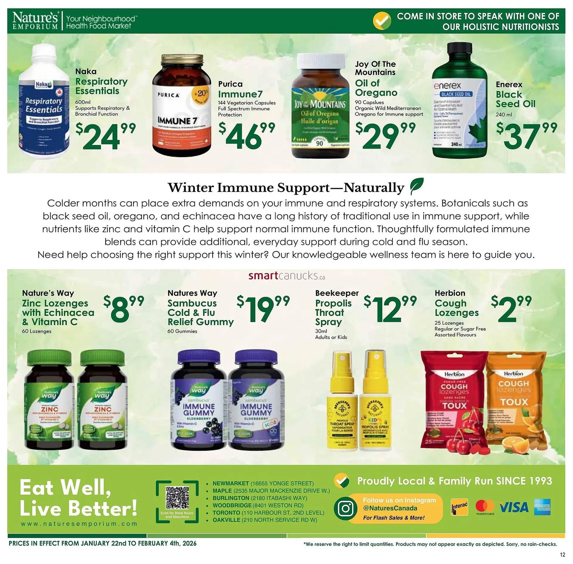 Nature's Emporium flyer from January 22 to February 4 2026 - flyer page 12