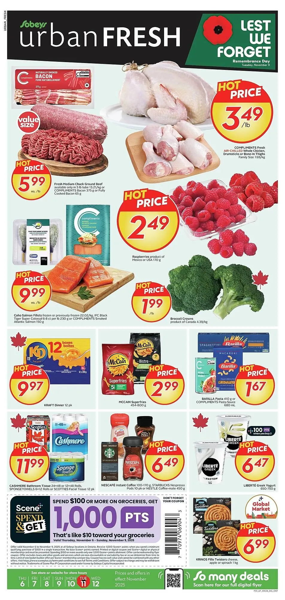 Sobeys flyer from November 6 to November 13 2025 - flyer page 1