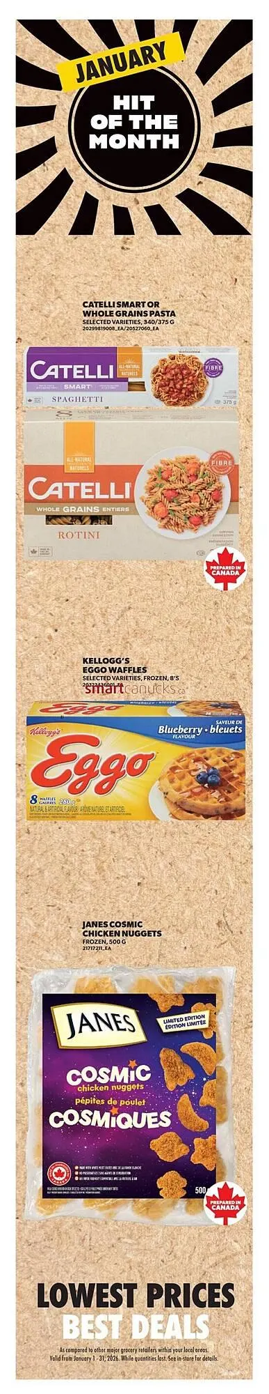 Real Canadian Superstore flyer from January 1 to January 7 2026 - flyer page 1