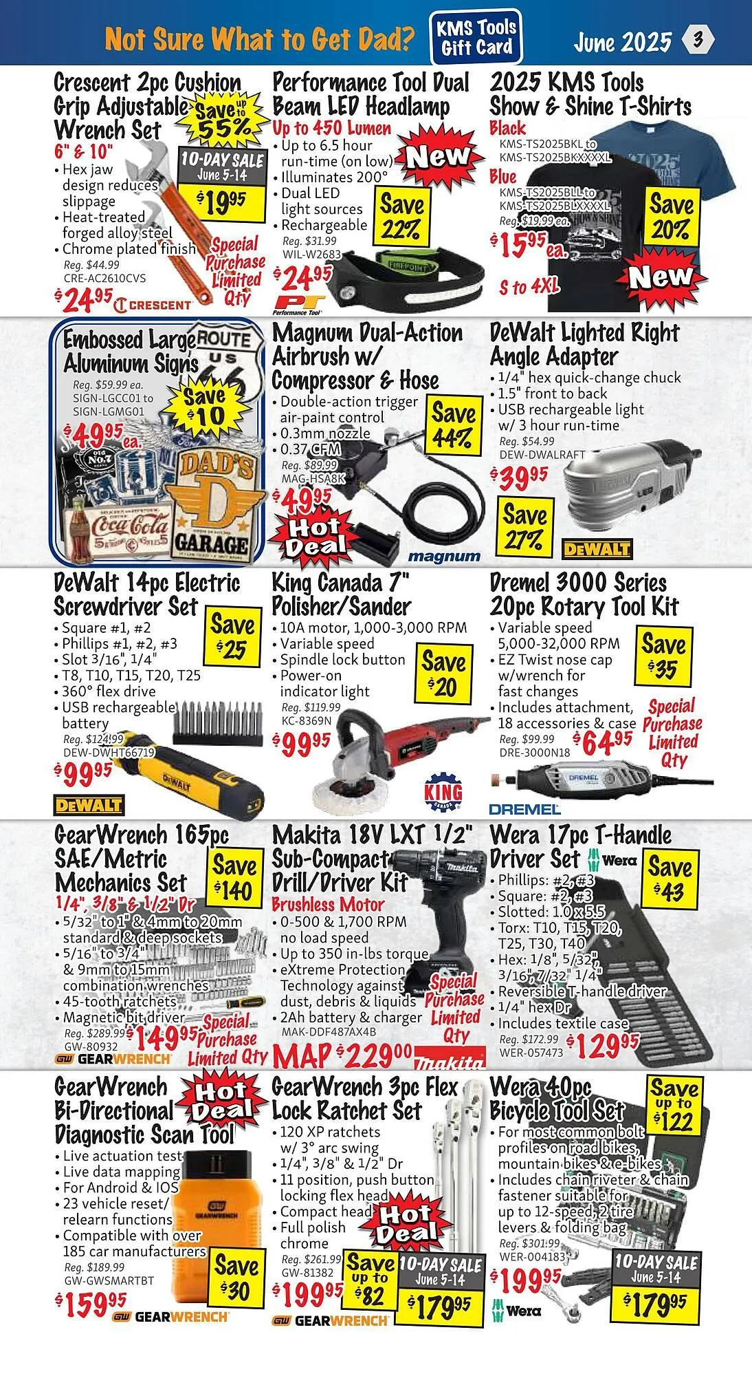 KMS Tools flyer from June 1 to June 30 2025 - flyer page 3