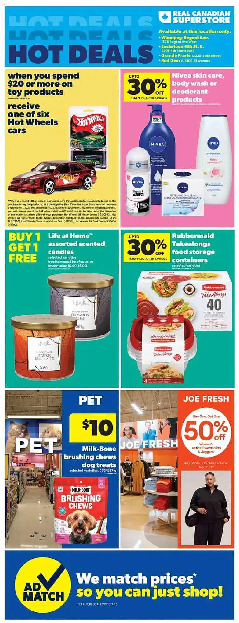 Real Canadian Superstore flyer from September 11 to September 18 2025 - flyer page 1