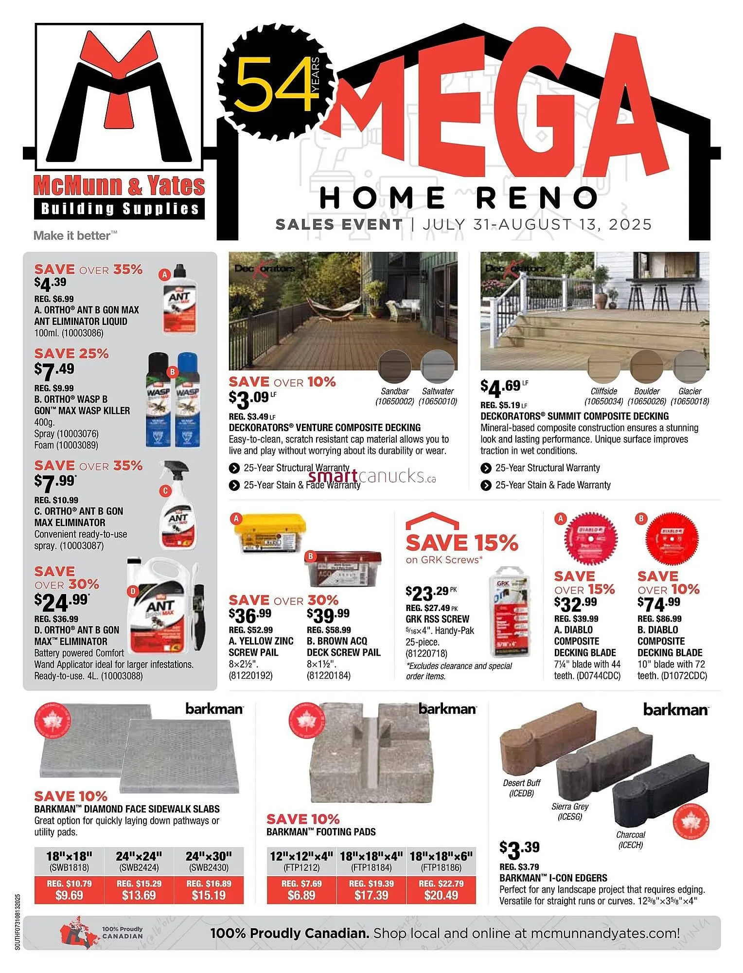 McMunn & Yates Building Supplies flyer - 1