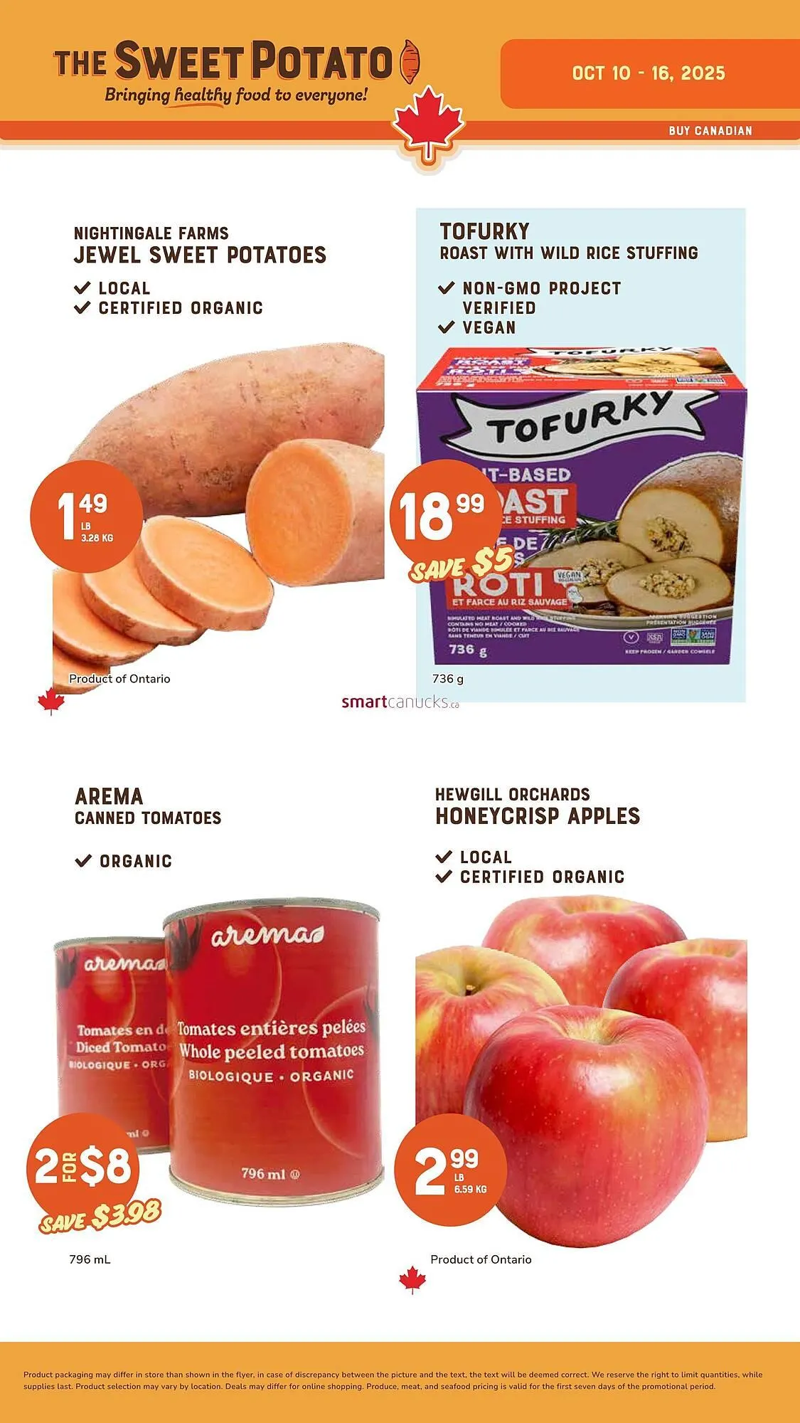 The Sweet Potato flyer from October 10 to October 16 2025 - flyer page 1