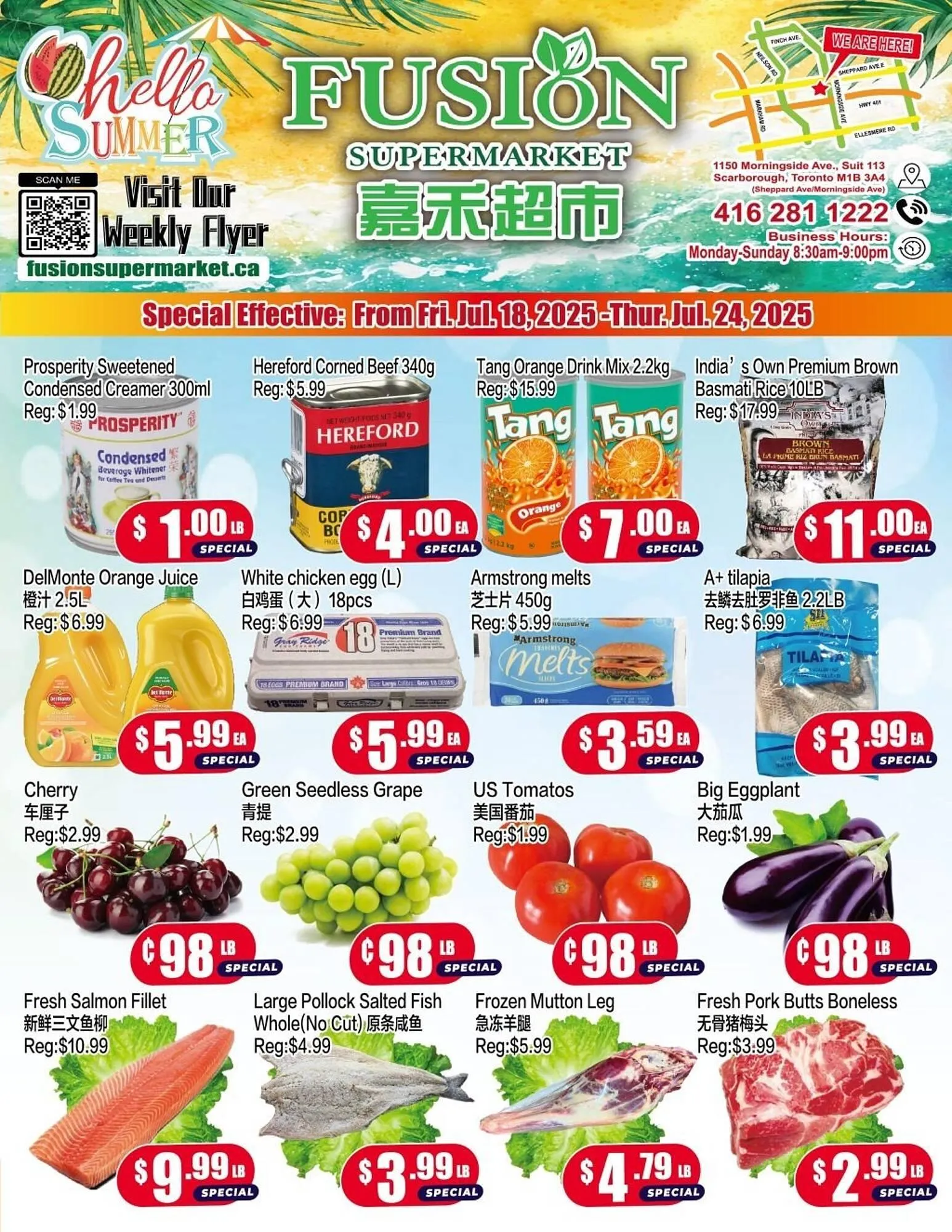 Fusion Supermarket flyer - 1