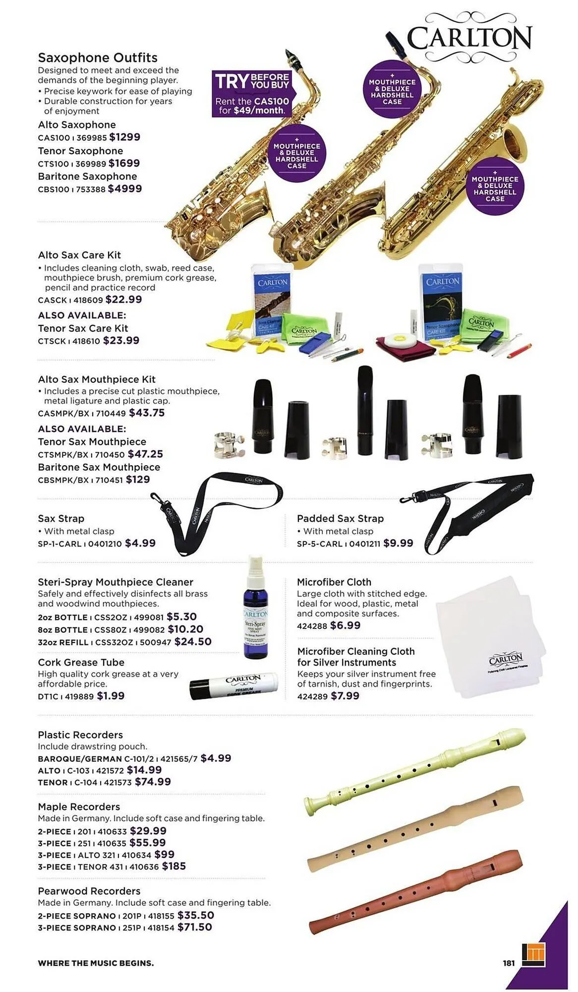 Long & McQuade flyer from November 5 to July 31 2026 - flyer page 181