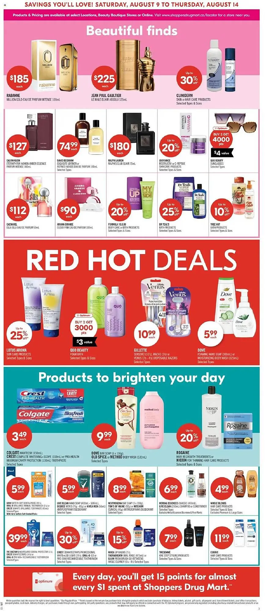 Shoppers Drug Mart flyer from August 9 to August 10 2025 - flyer page 9