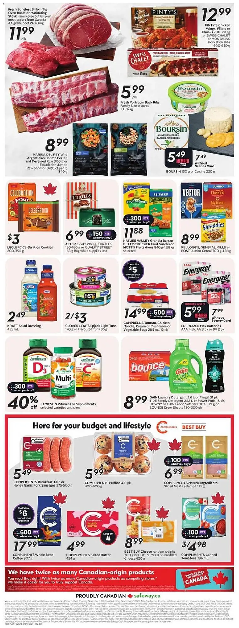 Safeway flyer from November 6 to November 12 2025 - flyer page 4