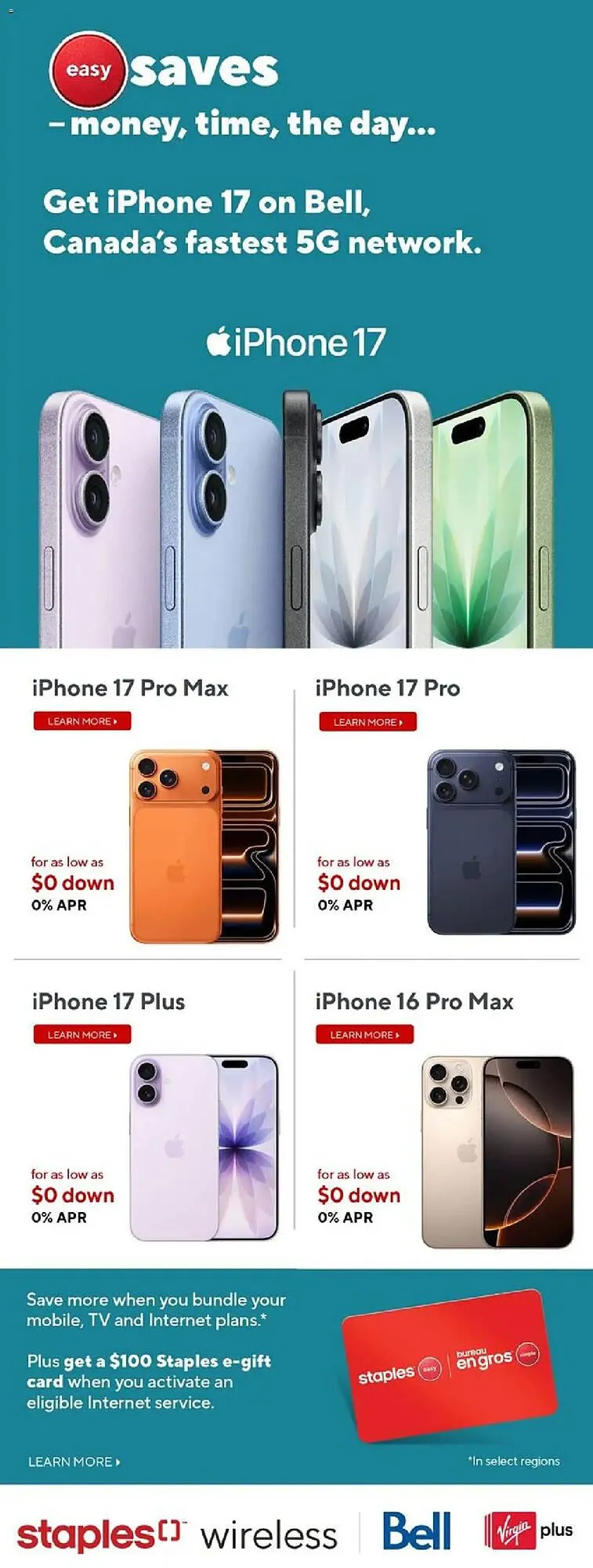 Staples flyer from October 17 to October 23 2025 - flyer page 7