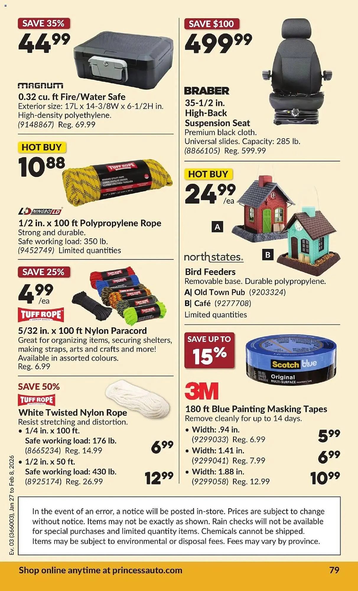 Princess Auto flyer from January 27 to February 8 2026 - flyer page 87