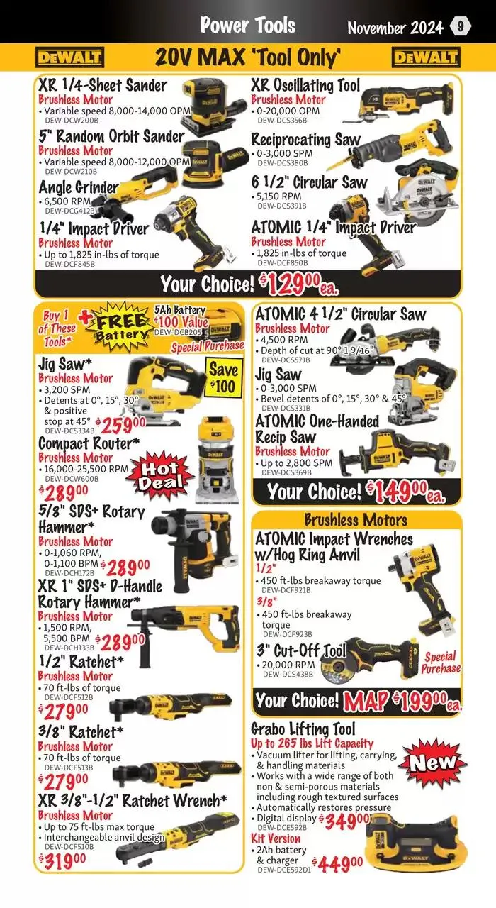 KMS Tools November 2024 Black Friday Sale from November 1 to November 15 2024 - flyer page 9